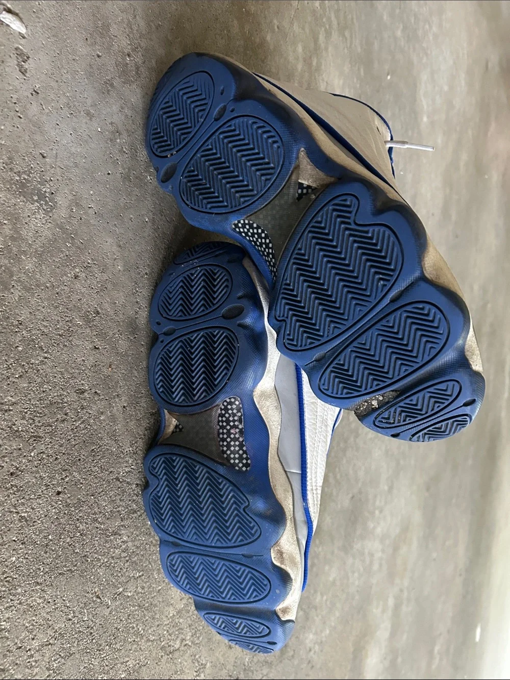 Nike JORDAN VP Blue and White Athletic Sneakers